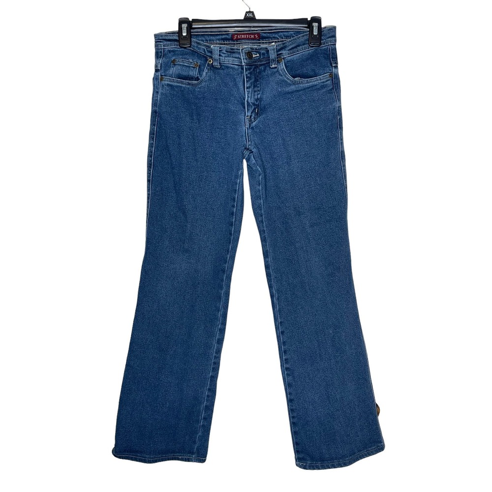 Ely Country Charmers Women's Jeans Stretch Flared Leg Denim Mid-Rise Blue Size 4